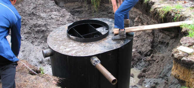 Канализация при высоком уровне грунтовых вод, как сделать правильно