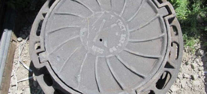 Крышки для канализационных колодцев, виды и преимущества