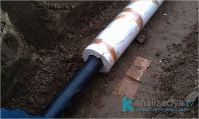 Монтаж теплоизоляции канализационных труб