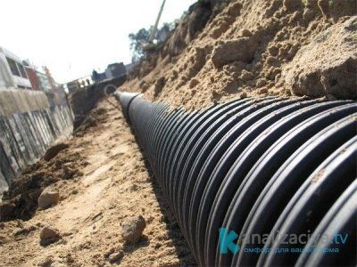 Внешние канализационные трубы