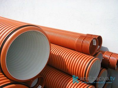 Гофрированные канализационные трубы
