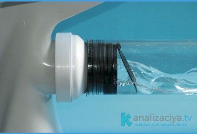 Обратный клапан после установки 