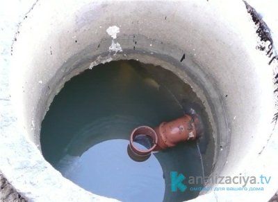 Выгребная яма из бетонных колец 