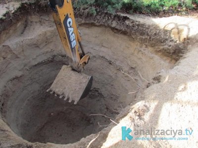 Котлован для выгребной ямы