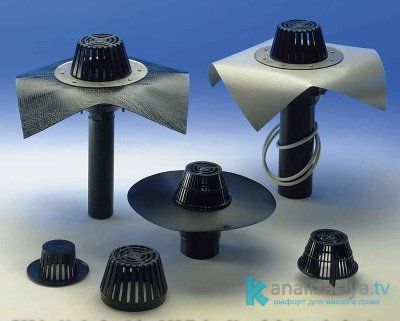  Из каких материалов делают кровельные водосточные воронки?