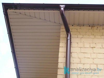 Подбор водосточной трубы