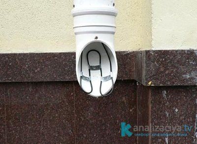 Обогрев водосточной трубы кабелем 