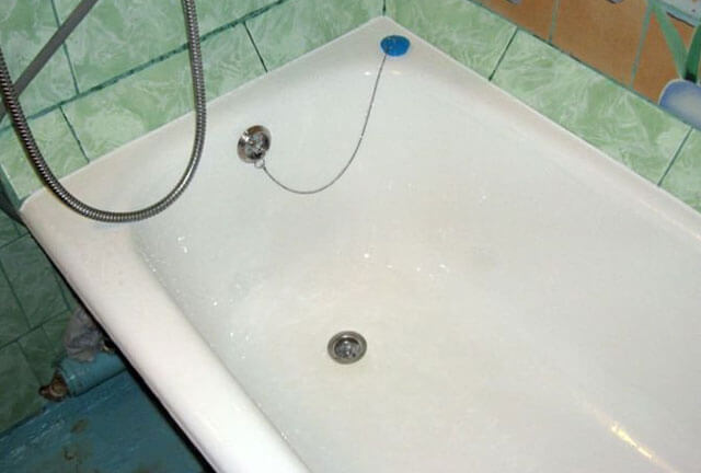 как заделать скол на ванне своими руками скол на эмалированной ванне