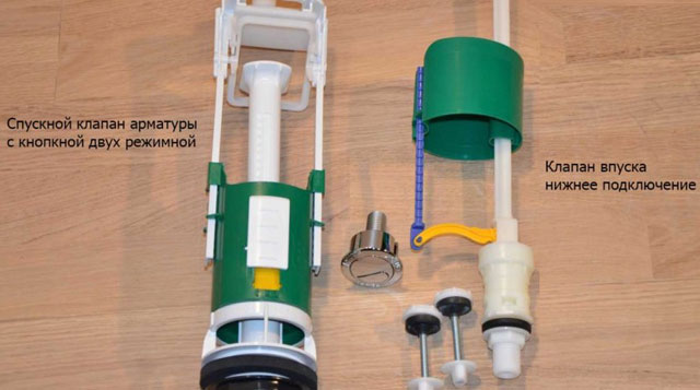 какая сливная арматура для унитаза лучше