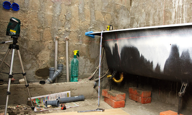 установка угловой ванны установка угловой ванны