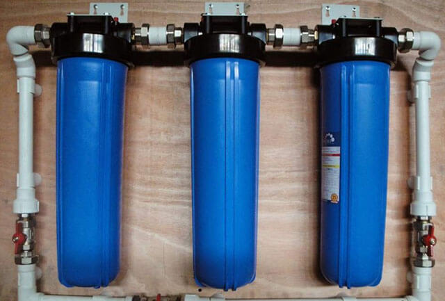 установка водяного фильтра установка фильтра для воды