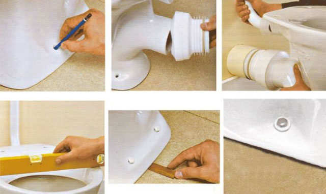 установка туалета в квартире как правильно поставить унитаз