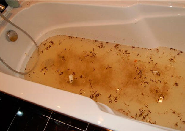 засорилась ванна