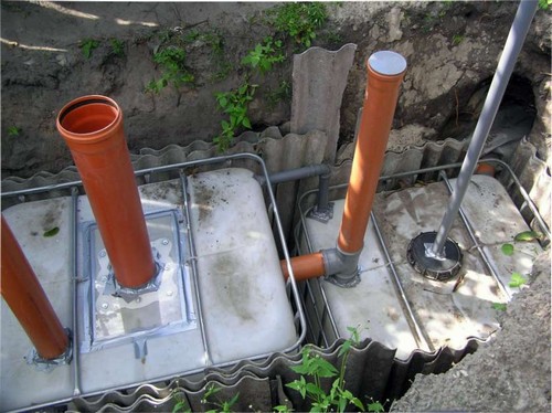 Сооружение из еврокубов