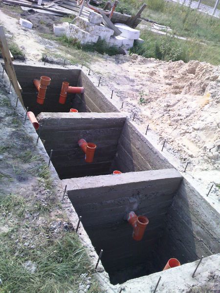 Монолитный септик
