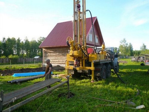 Сооружение скважины в летний период
